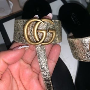 Gucci Leather Thong Sandal